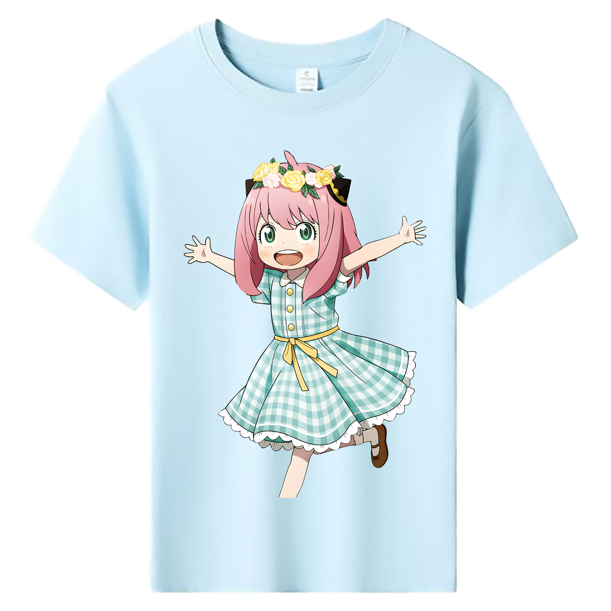 （画像用） SPY×FAMILY间谍家家酒 綿100％キッズTシャツ（フロントプリント）